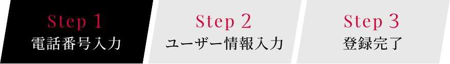 【Step1】電話番号入力